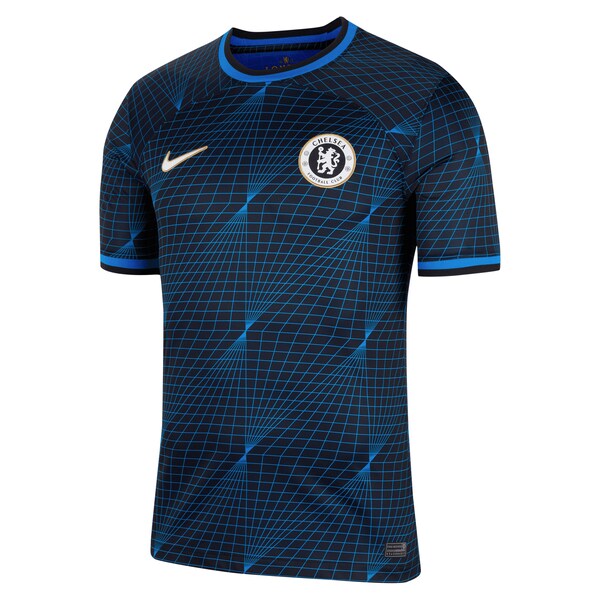 Enzo Fernández Chelsea Nike 2023/24 Away Stadium Replica Player Jersey - Navy/Blue/Mint