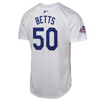 Mookie Betts Los Angeles Dodgers Nike Youth 2024 World Series Champions Home Game Player Jersey - White