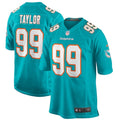 Jason Taylor Miami Dolphins Nike Game Retired Player Jersey - Aqua