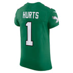 Jalen Hurts Philadelphia Eagles Nike Alternate Vapor F.U.S.E. Elite Jersey - Kelly Green