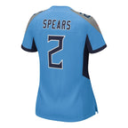 Tyjae Spears Tennessee Titans Nike Women's Team Game Jersey -  Light Blue/Navy
