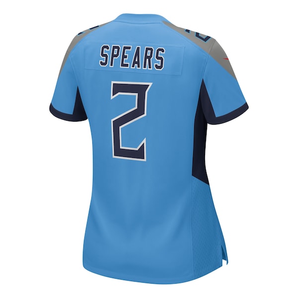 Tyjae Spears Tennessee Titans Nike Women's Team Game Jersey -  Light Blue/Navy