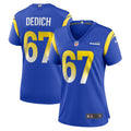 Justin Dedich Los Angeles Rams Nike Women's Game Jersey -  Royal
