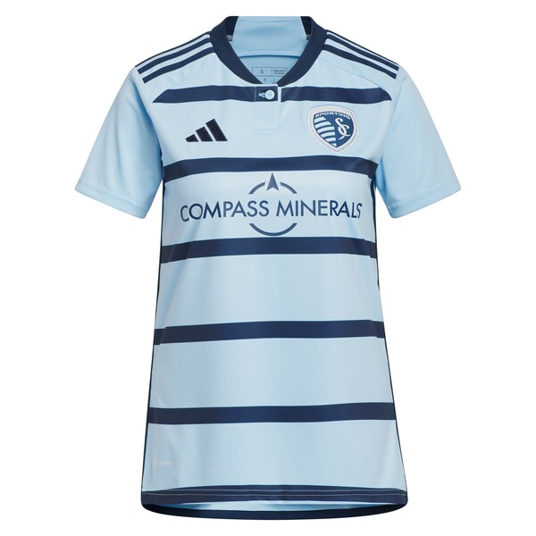 Daniel Salloi Sporting Kansas City adidas Women's 2024 Hoops 4.0 Replica Player Jersey - Light Blue