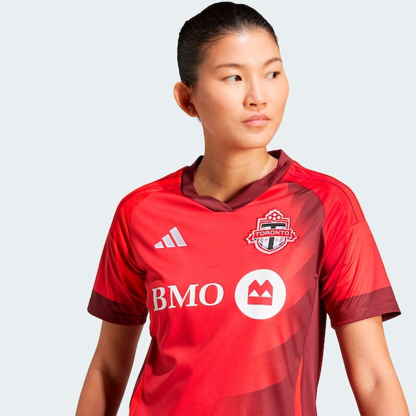 Toronto FC adidas Women's 2025 Club Kit Replica Jersey - Red