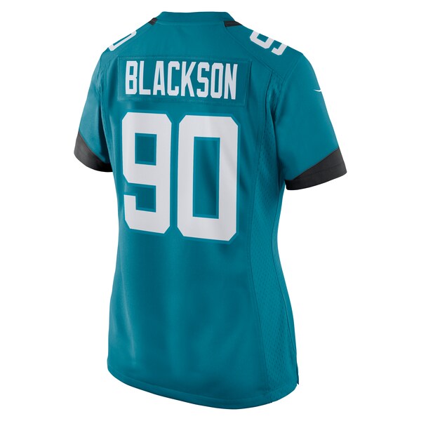 Angelo Blackson Jacksonville Jaguars Nike Women's Team Game Jersey -  Teal