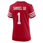 Deebo Samuel Sr San Francisco 49ers Nike Women's Game Jersey - Scarlet/White