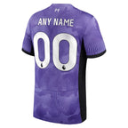 Liverpool Nike 2023/24 Third Stadium Replica Custom Jersey - Purple