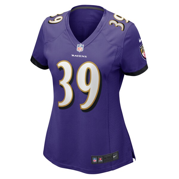 Eddie Jackson Baltimore Ravens Nike Women's  Game Jersey -  Purple