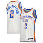 Shai Gilgeous-Alexander Oklahoma City Thunder Nike Unisex Swingman Jersey - Association Edition - White/Blue
