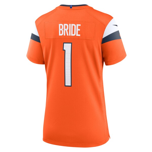Number 1 Bride Denver Broncos Nike Women's Game Jersey - Orange