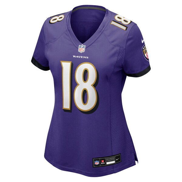 Diontae Johnson Baltimore Ravens Nike Women's Player Game Jersey - Purple