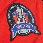 Eric Lindros Philadelphia Flyers Captain Patch 1996/97 Blue Line Player Jersey - Orange