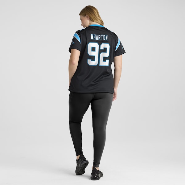 Tershawn Wharton Carolina Panthers Nike Women's Team Game Jersey -  Black