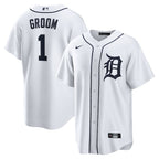 Detroit Tigers Nike #1 Groom Home Replica Jersey - White