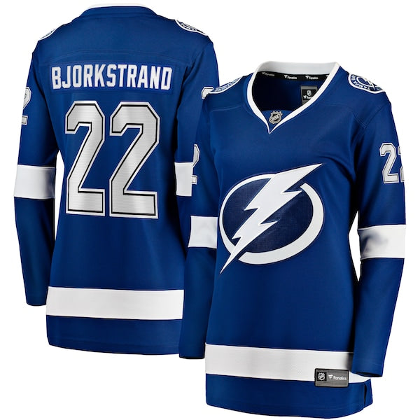 Oliver Bjorkstrand Tampa Bay Lightning  Women's Home Breakaway Player Jersey - Blue
