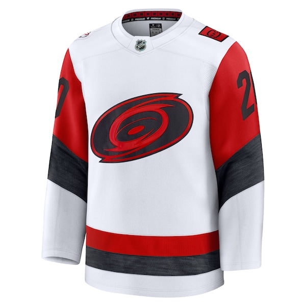 Sebastian Aho Carolina Hurricanes  Away Premium Jersey - White