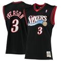 Allen Iverson Philadelphia 76ers 2000/01 Hardwood Classics Swingman Jersey - Black