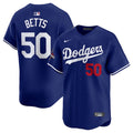 Mookie Betts Los Angeles Dodgers Nike 2025 World Series Champions Limited Player Jersey - Royal