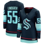 Ryan Lindgren Seattle Kraken  Women's Home Breakaway Jersey - Deep Sea Blue