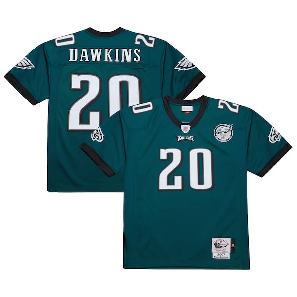 Brian Dawkins Philadelphia Eagles  2007 Authentic Throwback Retired Player Jersey - Green/White