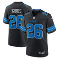 Jahmyr Gibbs Detroit Lions Nike 2nd Alternate Game Jersey - Black