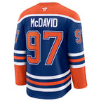 Connor McDavid Edmonton Oilers  2025 Stanley Cup Final Home Premium Jersey - Royal