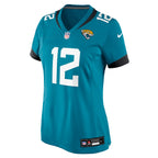 Travis Hunter Jacksonville Jaguars Nike Women's 2025 NFL Draft First Round Pick Team Game Player Jersey - Teal