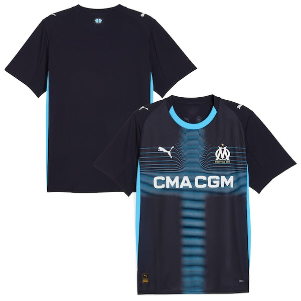 Olympique Marseille Puma 2025/26 Replica Away Jersey - Navy/White