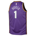 Devin Booker Phoenix Suns Nike Youth 2024/25 Swingman Player Jersey - City Edition - Purple