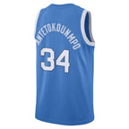 Giannis Antetokounmpo Greece Basketball Nike 2024 Summer Olympics Player Limited Basketball Jersey - Blue