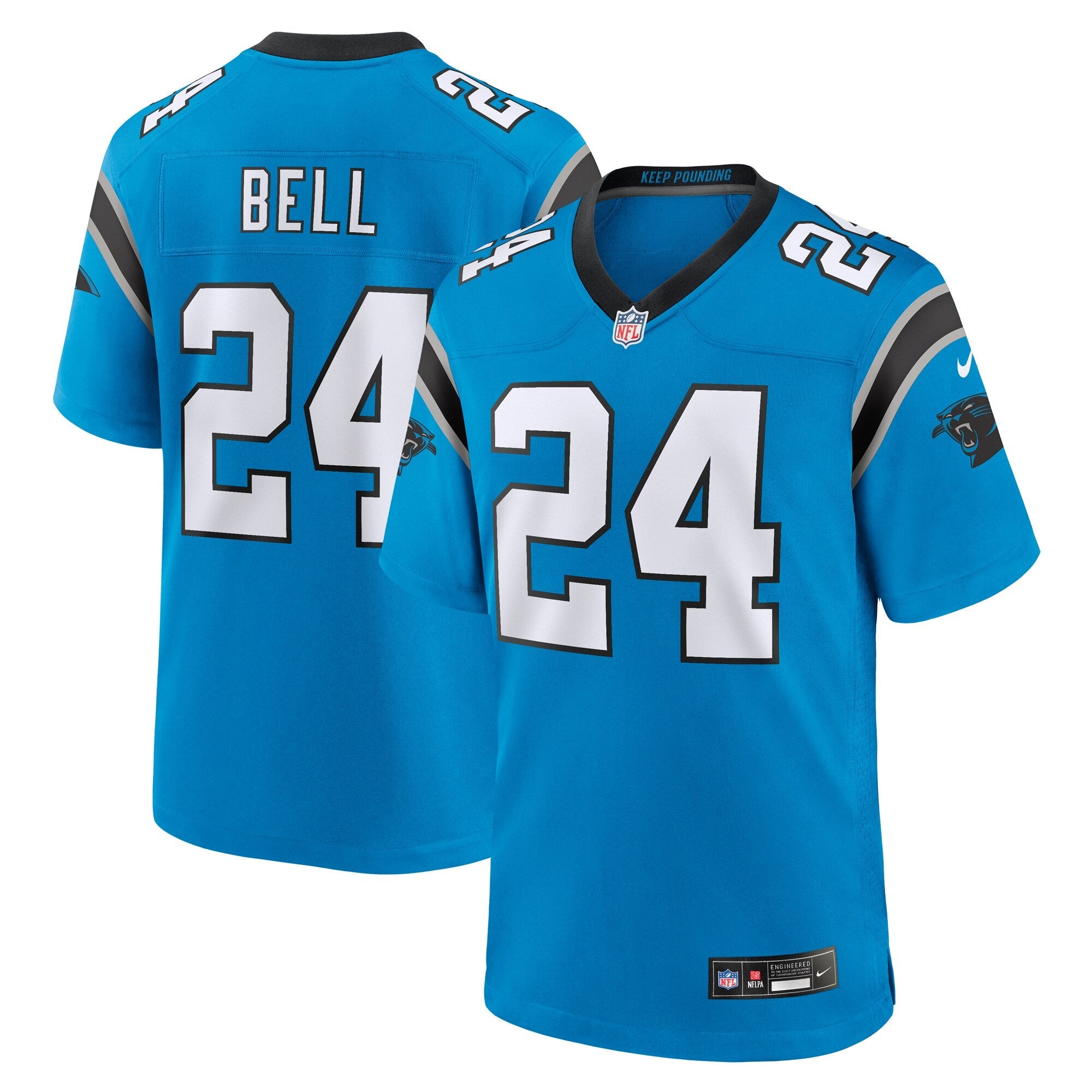 Vonn Bell Carolina Panthers Nike Game Player Jersey - Black/Blue