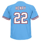 Derrick Henry Tennessee Titans Nike Preschool Oilers Throwback Alternate Game Jersey - Light Blue