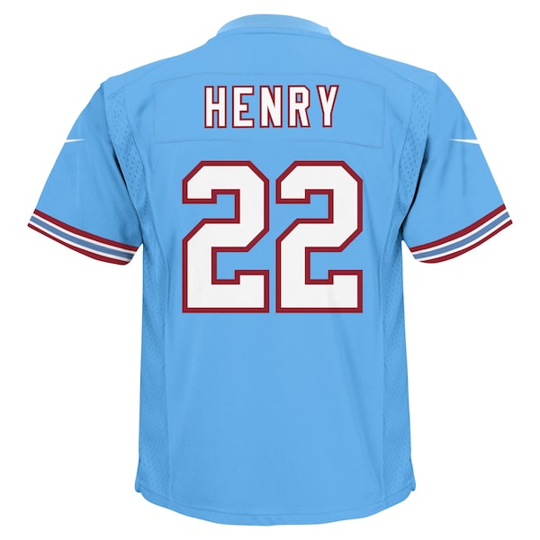 Derrick Henry Tennessee Titans Nike Preschool Oilers Throwback Alternate Game Jersey - Light Blue