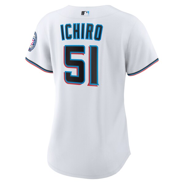 Ichiro Suzuki Miami Marlins Nike Women's 2025 Baseball Hall of Fame Replica Jersey - White