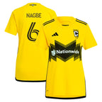 Darlington Nagbe Columbus Crew adidas Women's 2024 The Home Kit Replica Player Jersey - Yellow