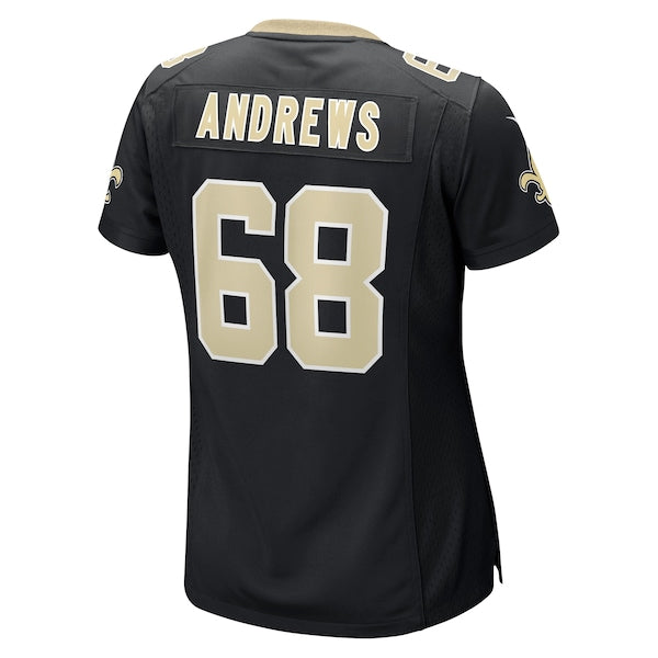 Josh Andrews New Orleans Saints Nike Women's Game Player Jersey - Black