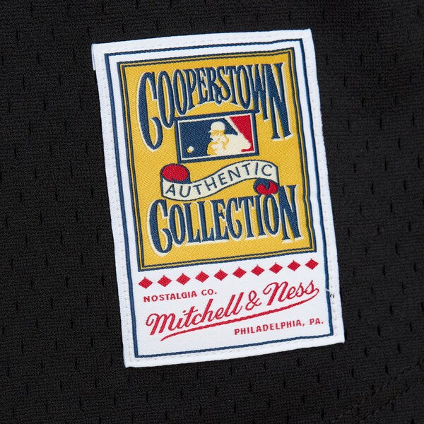 Ken Griffey Jr. Cincinnati Reds  Cooperstown Collection Mesh Batting Practice Button-Up Jersey  - Black