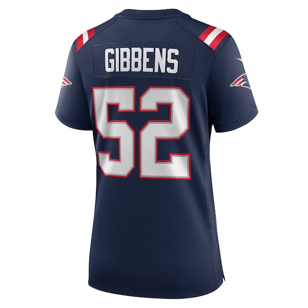Jack Gibbens New England Patriots Nike Women's Team Game Jersey -  Navy