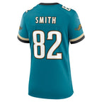 Jimmy Smith Jacksonville Jaguars Nike Women's Prowler Throwback Retired Player Game Jersey - Teal