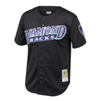 Randy Johnson Arizona Diamondbacks Youth Cooperstown Collection Mesh Batting Practice Jersey - Black
