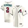 Geraldo Perdomo Arizona Diamondbacks Nike Alternate Limited Player Jersey - Cream
