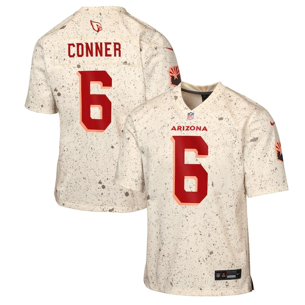 James Conner Arizona Cardinals Nike Youth 2025 Rivalries Collection Game Jersey - Natural
