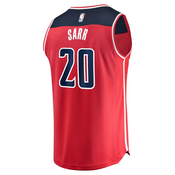 Alexandre Sarr Washington Wizards  Youth Fast Break Replica Player Jersey - Icon Edition - Red