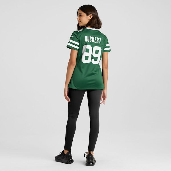 Jeremy Ruckert New York Jets Nike Women's Team Game Jersey - Legacy Green