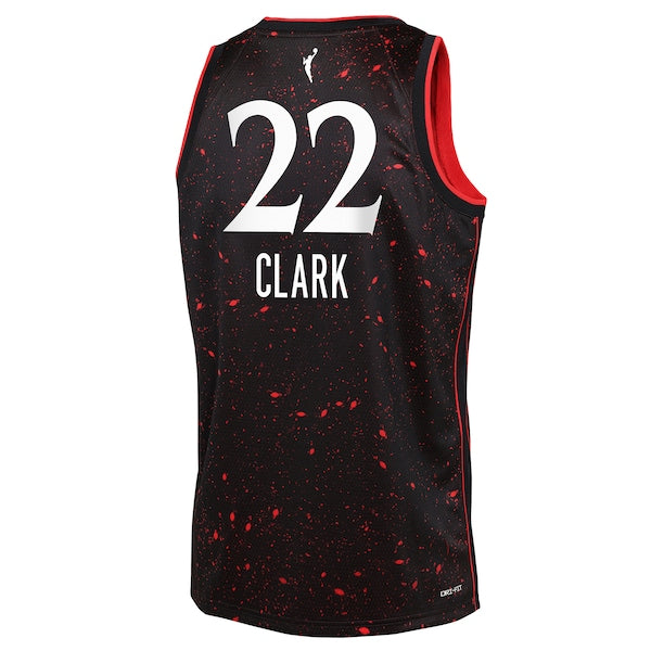 Caitlin Clark Indiana Fever Nike Youth Stranger Things Victory Jersey - Rebel Edition - Black