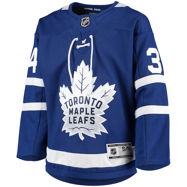 Auston Matthews Toronto Maple Leafs Youth Home Premier Player Jersey - Blue/Black