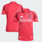 St. Louis City SC adidas 2025 Forever CITY Red Authentic Jersey - Red