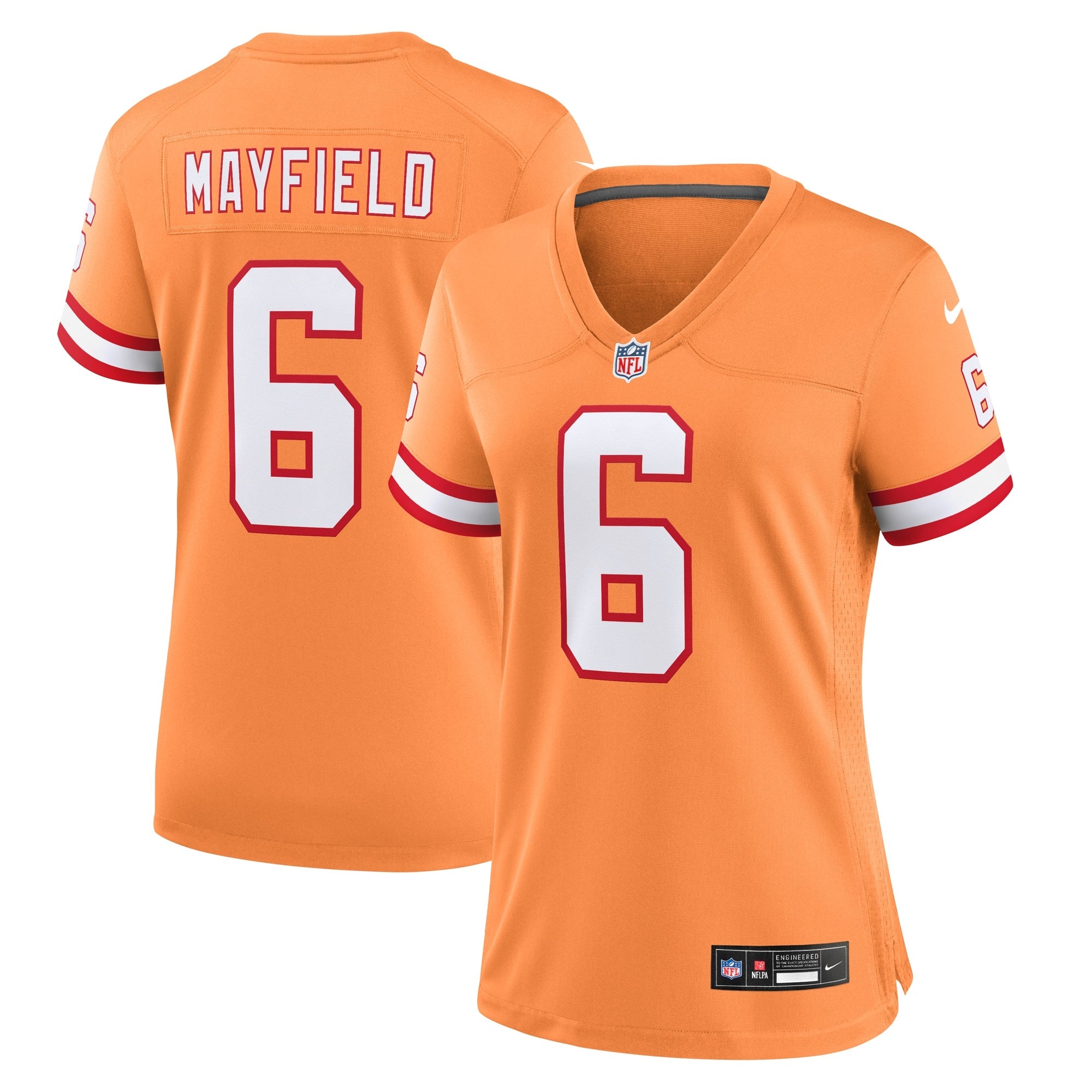 Baker Mayfield '76 Tampa Bay Buccaneers Nike Women's  Game Jersey - White/Red/Orange