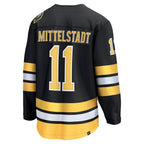 Casey Mittelstadt Boston Bruins  Home Breakaway Player Jersey - Black